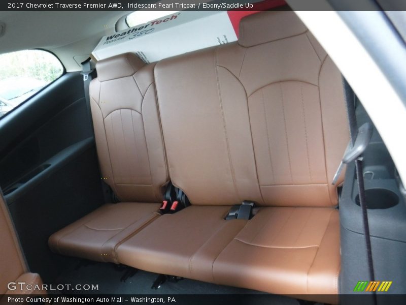 Iridescent Pearl Tricoat / Ebony/Saddle Up 2017 Chevrolet Traverse Premier AWD