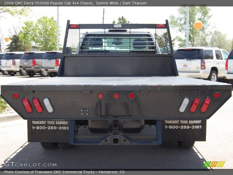 Summit White / Dark Titanium 2009 GMC Sierra 3500HD Regular Cab 4x4 Chassis