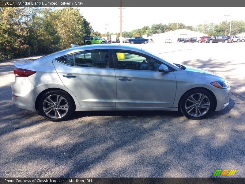 Silver / Gray 2017 Hyundai Elantra Limited