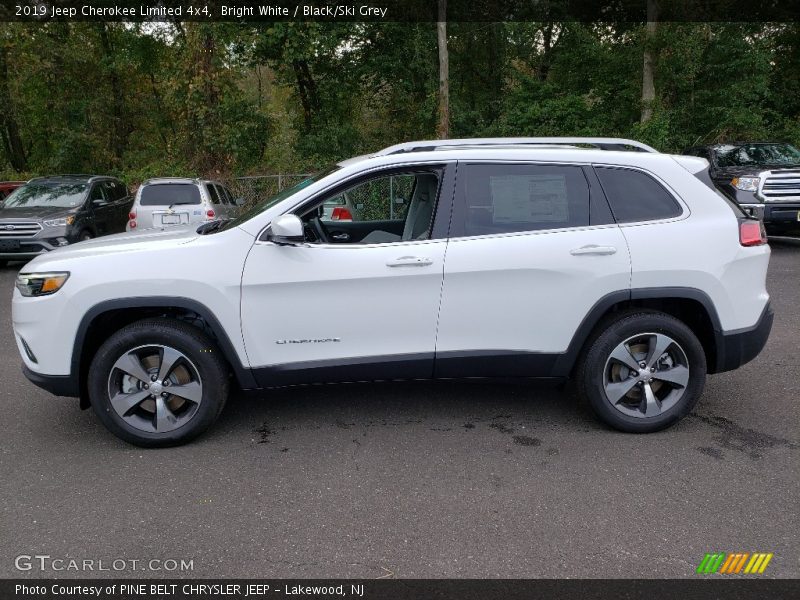 Bright White / Black/Ski Grey 2019 Jeep Cherokee Limited 4x4