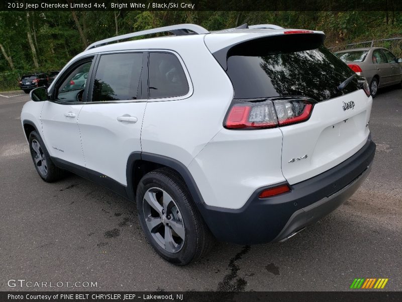 Bright White / Black/Ski Grey 2019 Jeep Cherokee Limited 4x4