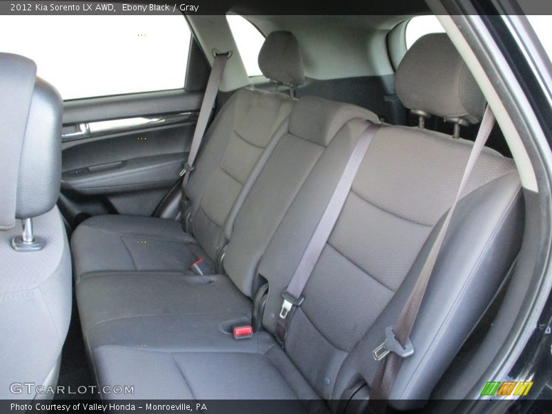 Ebony Black / Gray 2012 Kia Sorento LX AWD