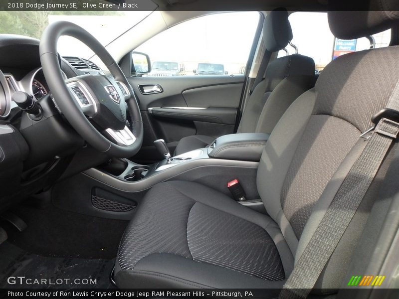 Olive Green / Black 2018 Dodge Journey SE