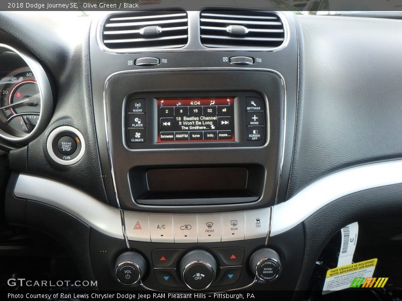 Olive Green / Black 2018 Dodge Journey SE