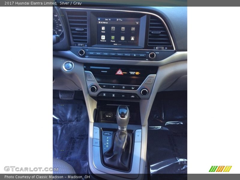 Silver / Gray 2017 Hyundai Elantra Limited