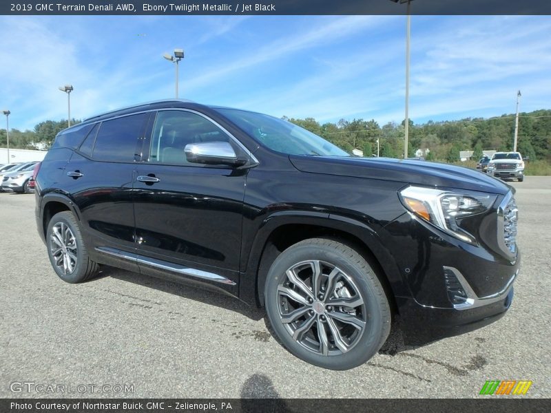 Ebony Twilight Metallic / Jet Black 2019 GMC Terrain Denali AWD