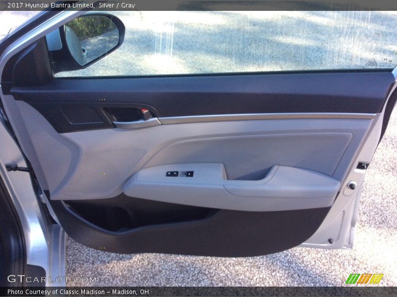 Silver / Gray 2017 Hyundai Elantra Limited