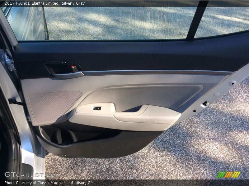 Silver / Gray 2017 Hyundai Elantra Limited