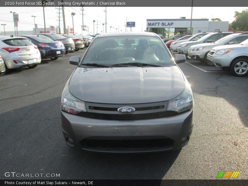 Sterling Grey Metallic / Charcoal Black 2010 Ford Focus SES Sedan
