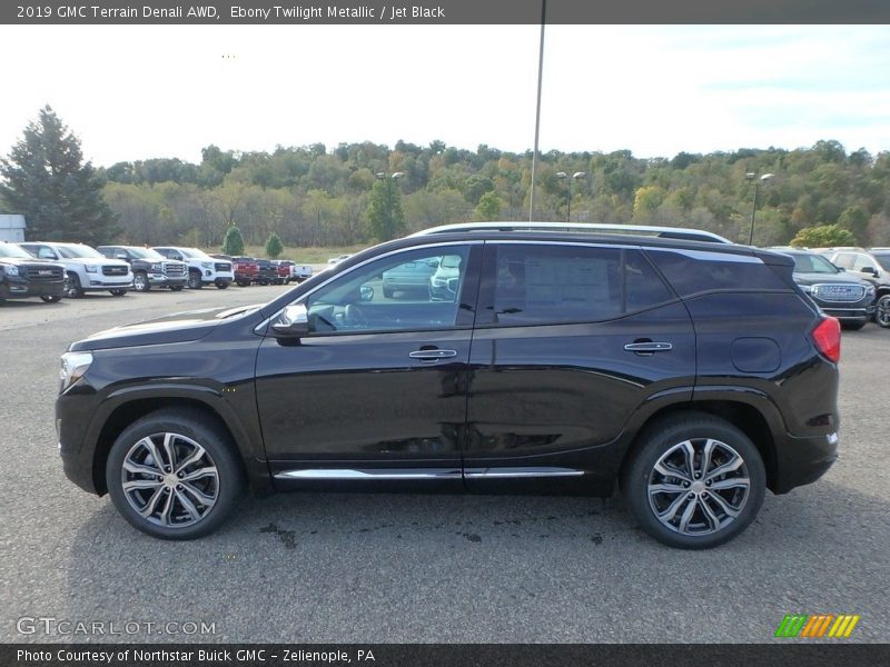 Ebony Twilight Metallic / Jet Black 2019 GMC Terrain Denali AWD