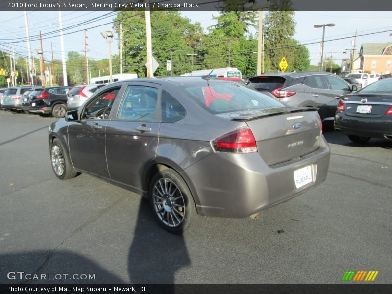 Sterling Grey Metallic / Charcoal Black 2010 Ford Focus SES Sedan