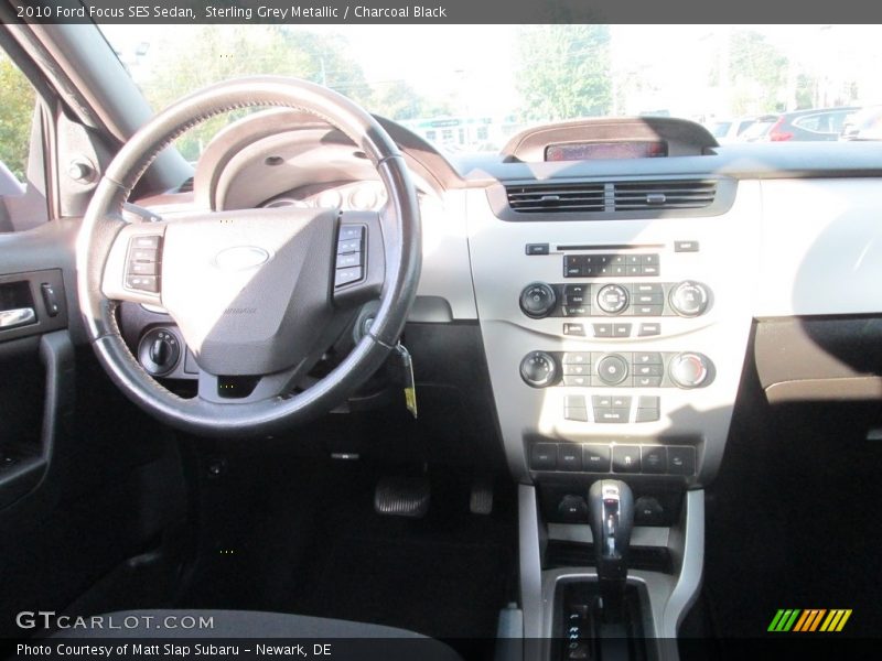Sterling Grey Metallic / Charcoal Black 2010 Ford Focus SES Sedan