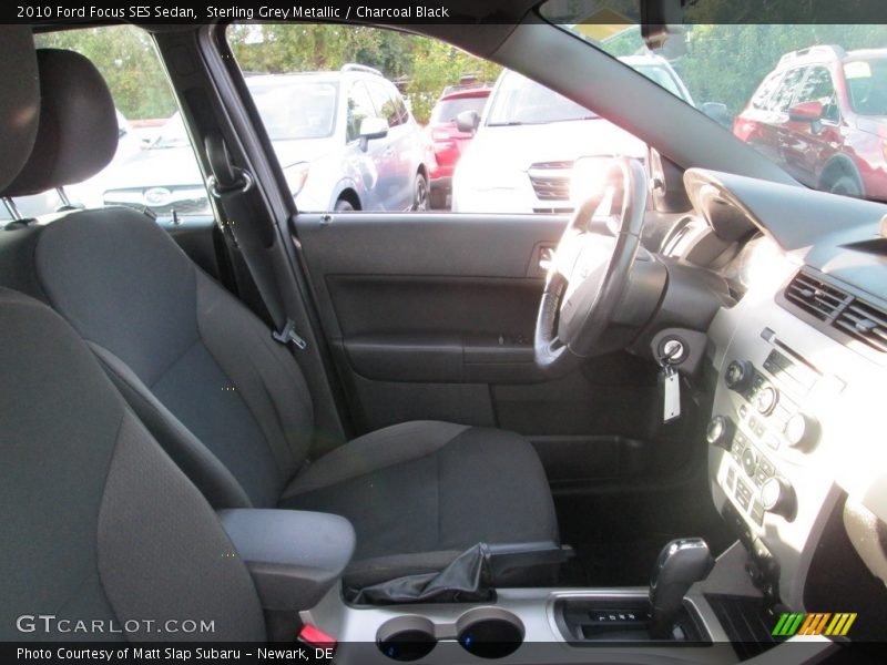 Sterling Grey Metallic / Charcoal Black 2010 Ford Focus SES Sedan