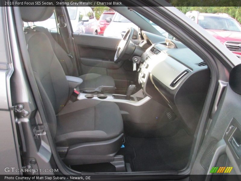 Sterling Grey Metallic / Charcoal Black 2010 Ford Focus SES Sedan