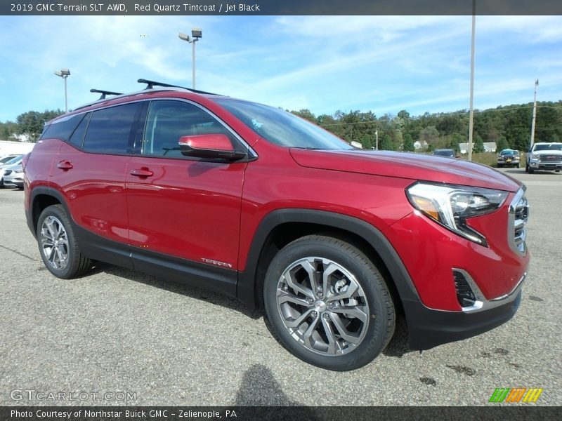 Red Quartz Tintcoat / Jet Black 2019 GMC Terrain SLT AWD