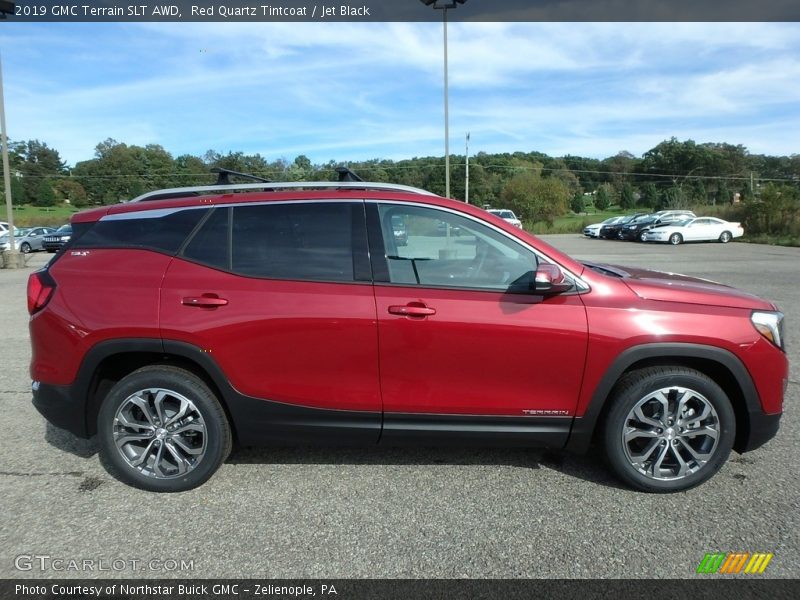 Red Quartz Tintcoat / Jet Black 2019 GMC Terrain SLT AWD