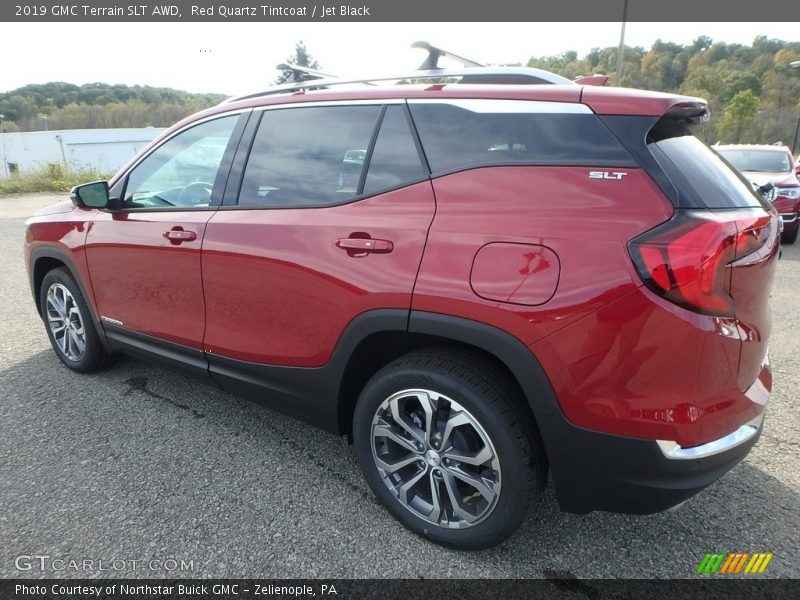 Red Quartz Tintcoat / Jet Black 2019 GMC Terrain SLT AWD