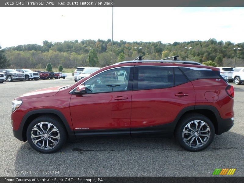 Red Quartz Tintcoat / Jet Black 2019 GMC Terrain SLT AWD