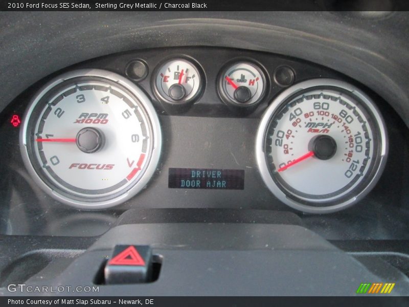 Sterling Grey Metallic / Charcoal Black 2010 Ford Focus SES Sedan