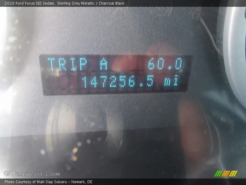 Sterling Grey Metallic / Charcoal Black 2010 Ford Focus SES Sedan