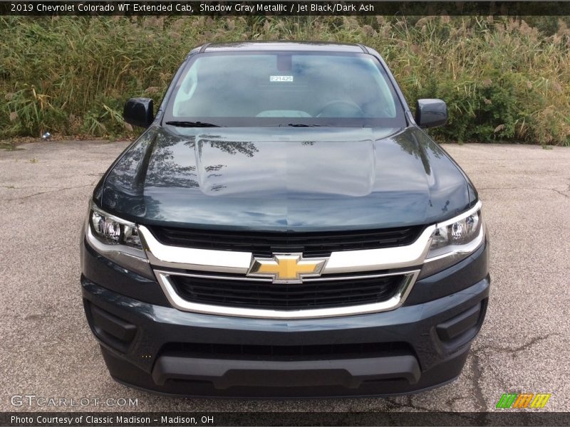 Shadow Gray Metallic / Jet Black/Dark Ash 2019 Chevrolet Colorado WT Extended Cab