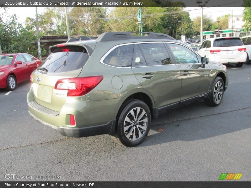 Wilderness Green Metallic / Warm Ivory 2016 Subaru Outback 2.5i Limited