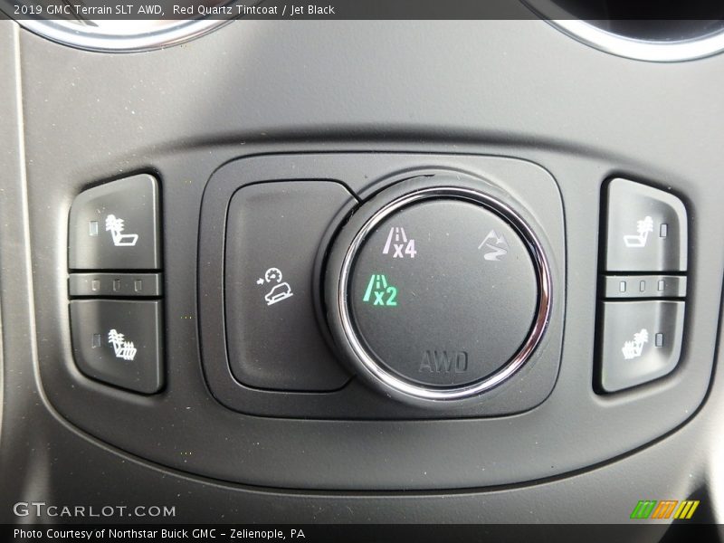 Red Quartz Tintcoat / Jet Black 2019 GMC Terrain SLT AWD