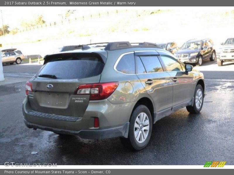 Wilderness Green Metallic / Warm Ivory 2017 Subaru Outback 2.5i Premium