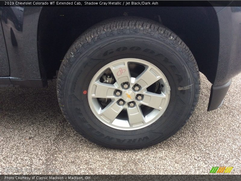 Shadow Gray Metallic / Jet Black/Dark Ash 2019 Chevrolet Colorado WT Extended Cab