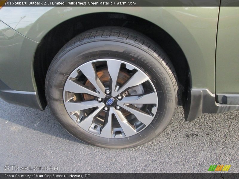 Wilderness Green Metallic / Warm Ivory 2016 Subaru Outback 2.5i Limited