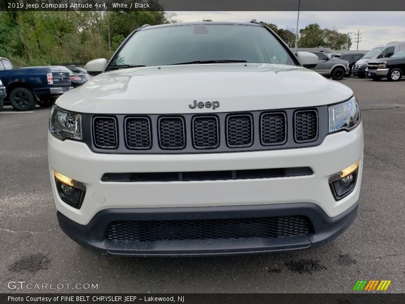 White / Black 2019 Jeep Compass Altitude 4x4
