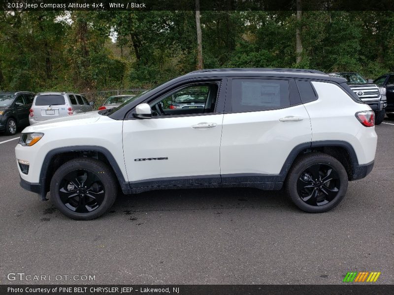 White / Black 2019 Jeep Compass Altitude 4x4