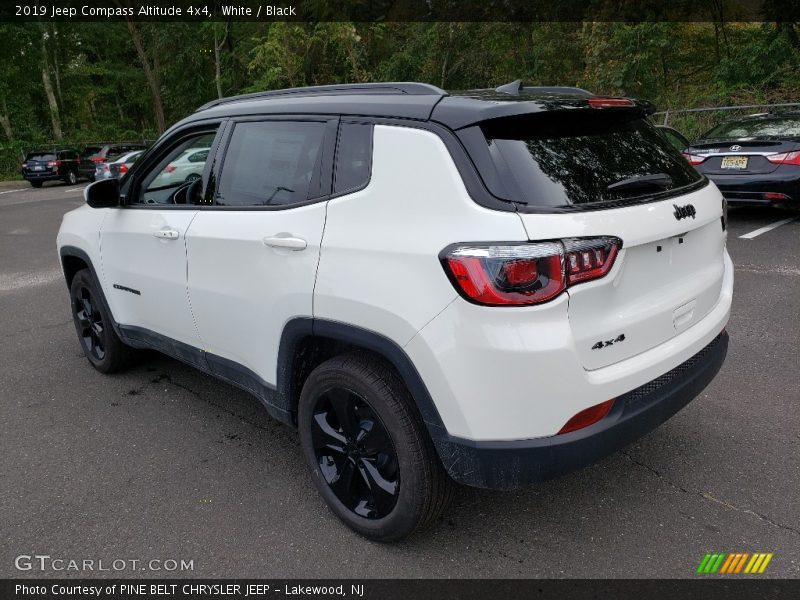 White / Black 2019 Jeep Compass Altitude 4x4