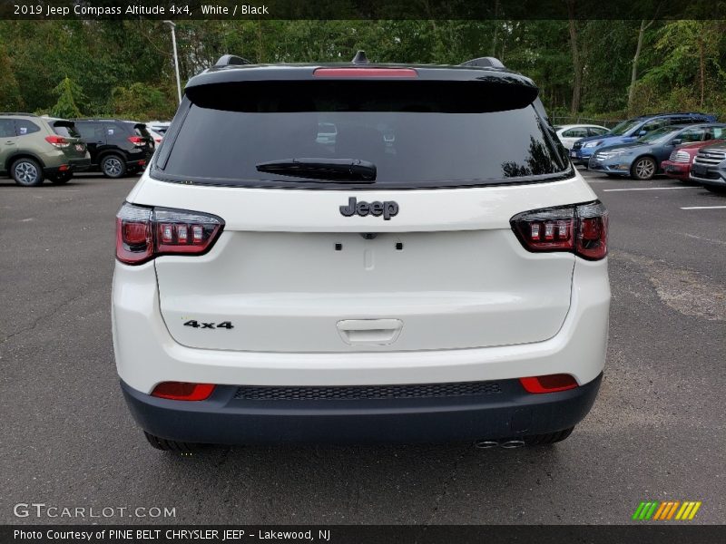 White / Black 2019 Jeep Compass Altitude 4x4