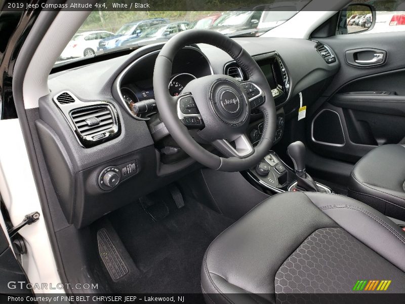White / Black 2019 Jeep Compass Altitude 4x4