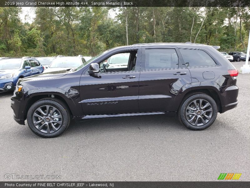  2019 Grand Cherokee High Altitude 4x4 Sangria Metallic