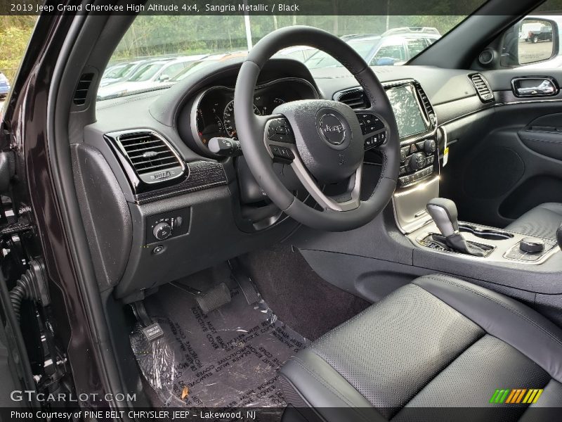Sangria Metallic / Black 2019 Jeep Grand Cherokee High Altitude 4x4