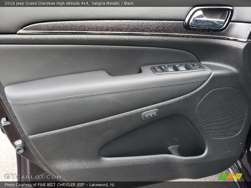 Sangria Metallic / Black 2019 Jeep Grand Cherokee High Altitude 4x4