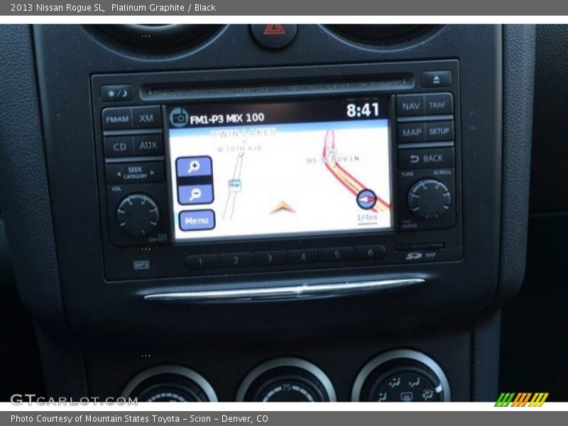 Platinum Graphite / Black 2013 Nissan Rogue SL