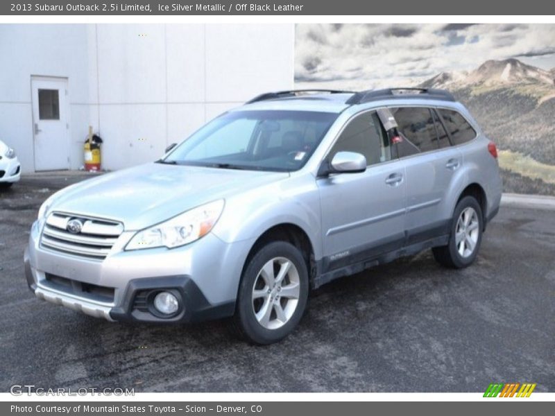 Ice Silver Metallic / Off Black Leather 2013 Subaru Outback 2.5i Limited