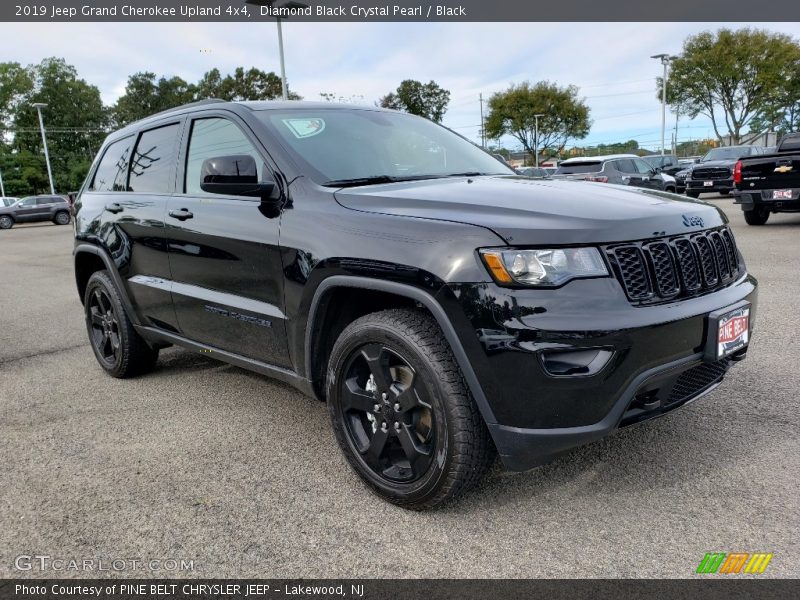 Diamond Black Crystal Pearl / Black 2019 Jeep Grand Cherokee Upland 4x4