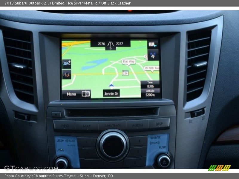 Ice Silver Metallic / Off Black Leather 2013 Subaru Outback 2.5i Limited