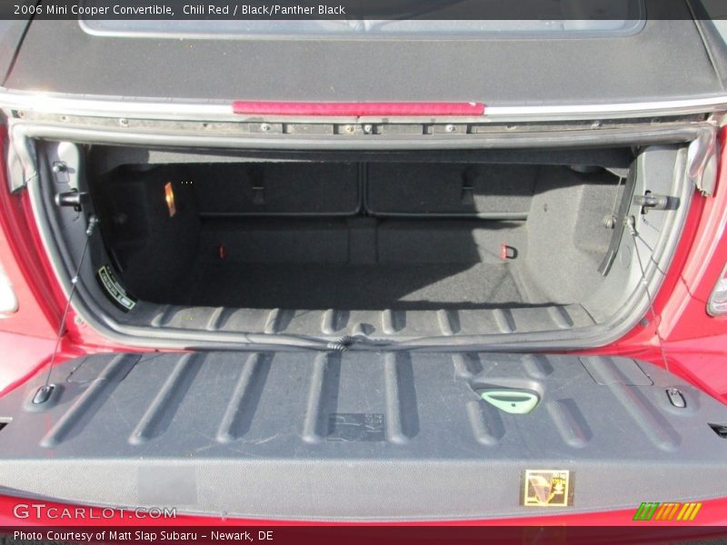 Chili Red / Black/Panther Black 2006 Mini Cooper Convertible