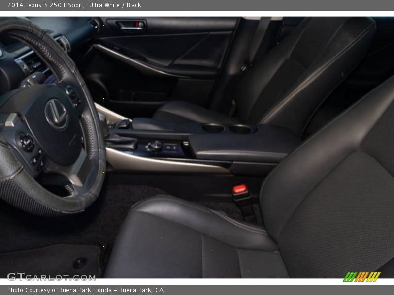 Ultra White / Black 2014 Lexus IS 250 F Sport