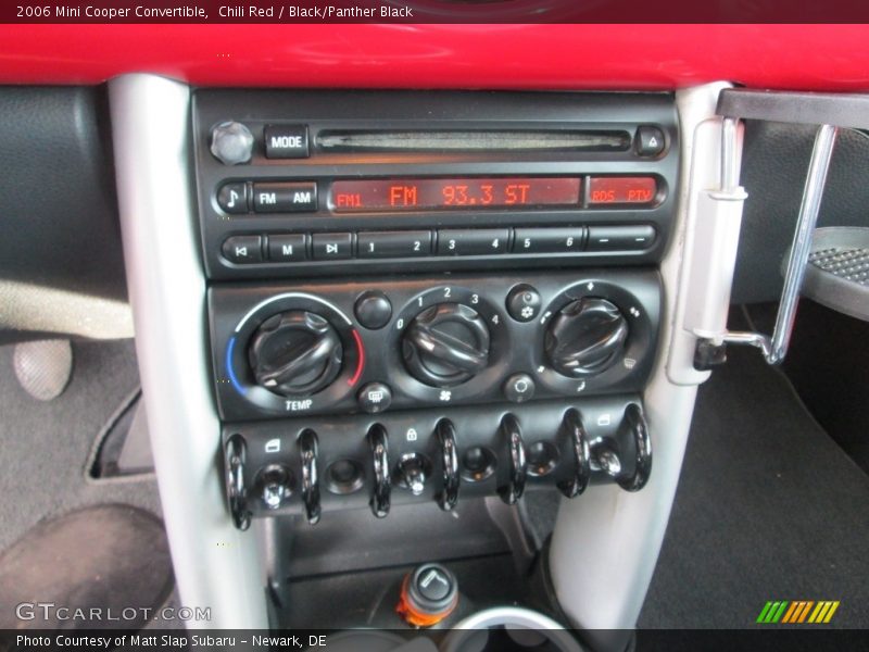 Chili Red / Black/Panther Black 2006 Mini Cooper Convertible