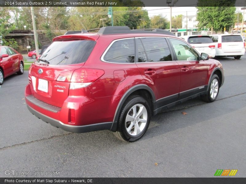 Venetian Red Pearl / Ivory 2014 Subaru Outback 2.5i Limited