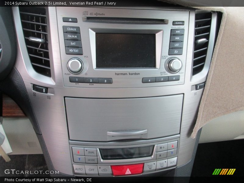 Venetian Red Pearl / Ivory 2014 Subaru Outback 2.5i Limited