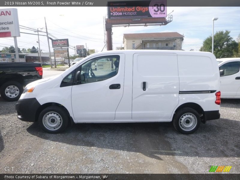 Fresh Powder White / Gray 2019 Nissan NV200 S