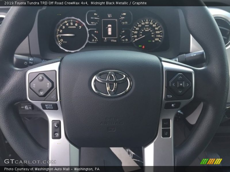 Midnight Black Metallic / Graphite 2019 Toyota Tundra TRD Off Road CrewMax 4x4