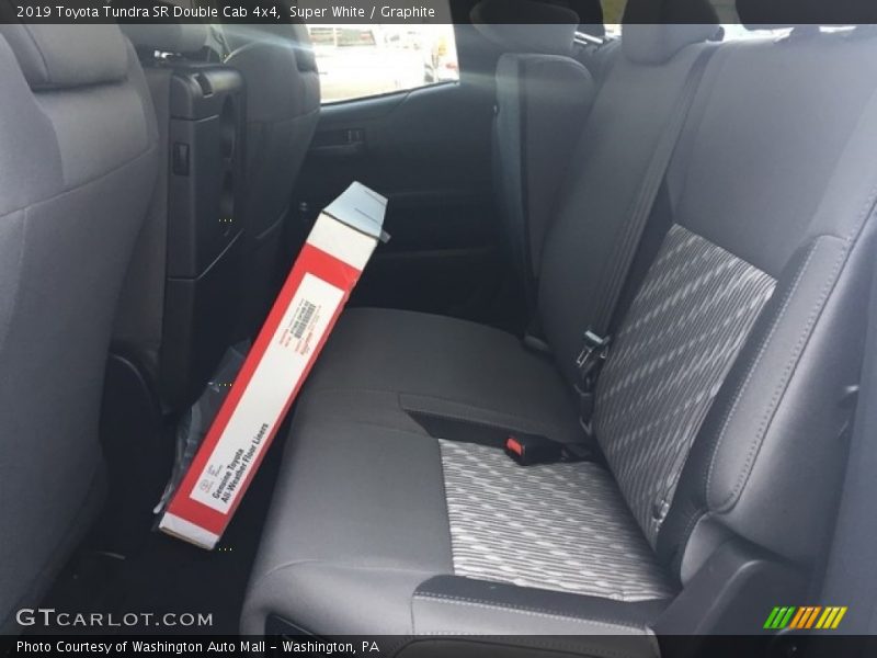 Super White / Graphite 2019 Toyota Tundra SR Double Cab 4x4